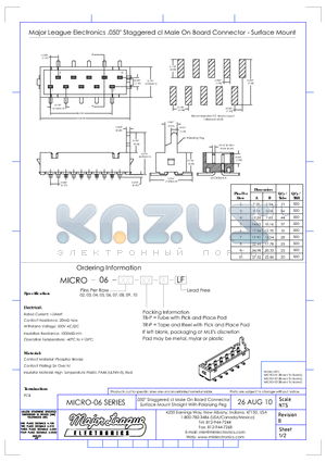 MICRO-06 datasheet - .050