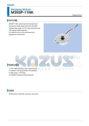 M35SP-11NK datasheet - Stepping Motors