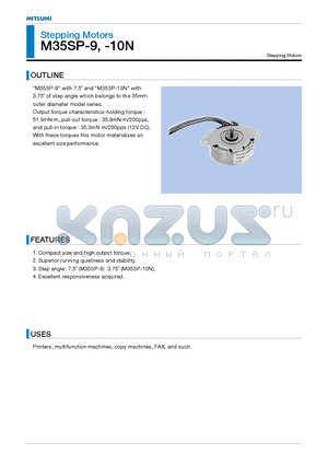 M35SP-10 datasheet - Stepping Motors