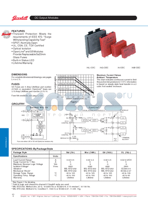 70-ODC5A datasheet - DC Output Modules