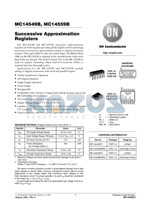 MC14549 datasheet - Successive Approximation Registers