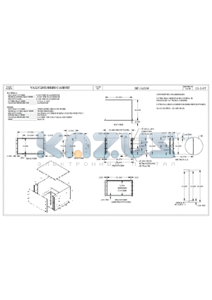 HC-14106 datasheet - VALU/LINE SERIES CABINET