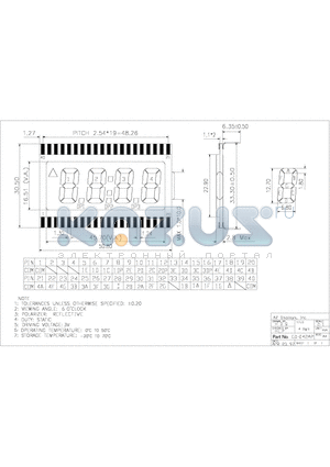 GD-042AP datasheet - AZ DISPLAYS, INC.