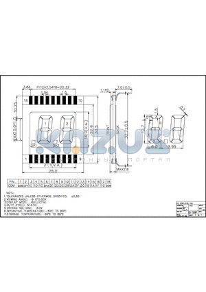 GD-1028P datasheet - AZ DISPLAYS, INC.