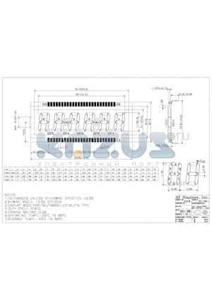 GD-1874P datasheet - AZ DISPLAYS, INC.