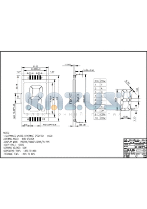 GD-1930P datasheet - AZ DISPLAYS, INC.