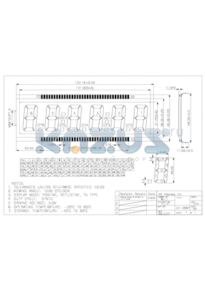 GD-269P datasheet - AZ DISPLAYS, INC.