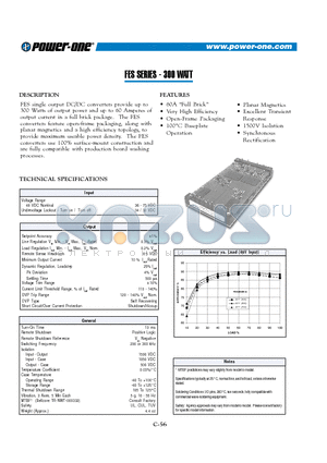 FES datasheet - 300 WATT