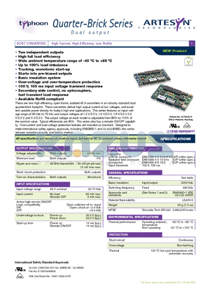 LQD30A48-3V3-2V5J datasheet - Quarter-Brick Series