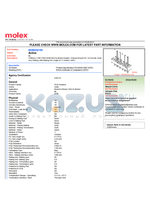 AE-3192-18A datasheet - 3.96mm (.156