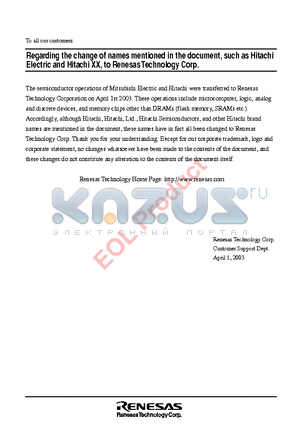 HM62V16256CLBP-5 datasheet - 4 M SRAM (256-kword d 16-bit)