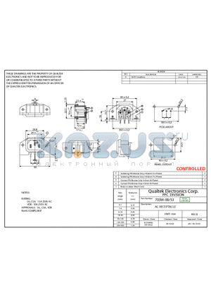 703W-00-53 datasheet - AC RECEPTACLE