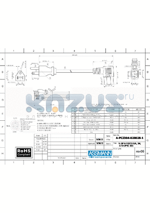 AE10735 datasheet - 5-15P TO 320C13