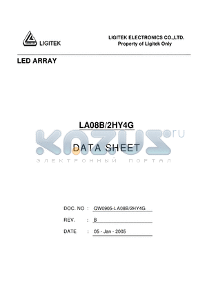 LA08B-2HY4G datasheet - LED ARRAY