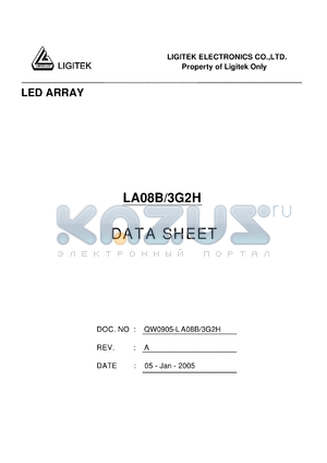 LA08B-3G2H datasheet - LED ARRAY