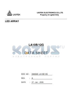 LA10B-12G datasheet - LED ARRAY