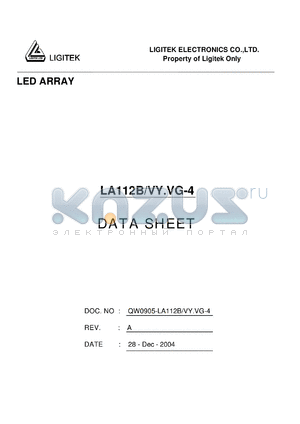 LA112B/VY.VG-4 datasheet - LED ARRAY