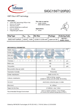 ECONOPACK3 datasheet - IGBT Chip in NPT-technology