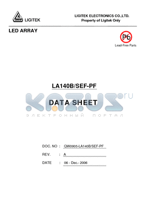 LA140B-SEF-PF datasheet - LED ARRAY