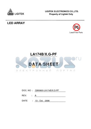 LA174B-X.G-PF datasheet - LED ARRAY