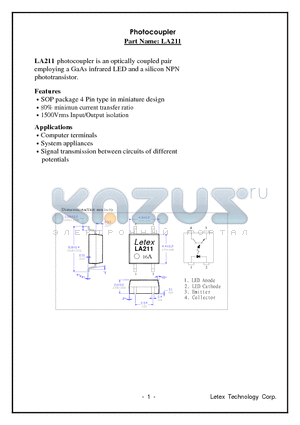 LA211 datasheet - Photocoupler