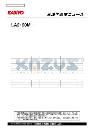 LA2120M datasheet - LA2120M