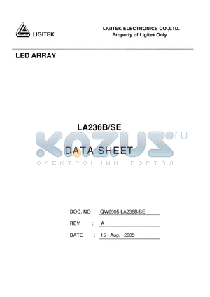 LA236B-SE datasheet - LED ARRAY
