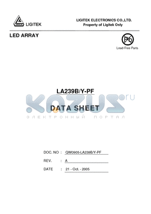 LA239B-Y-PF datasheet - LED ARRAY