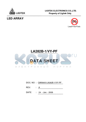 LA282B-1-VY-PF datasheet - LED ARRAY