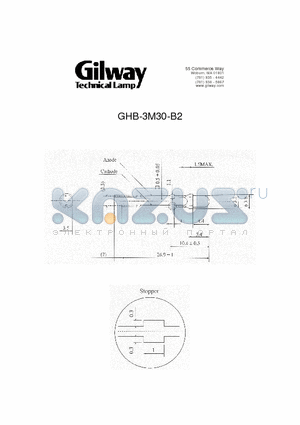 GHB-3M30-B2 datasheet - GHB-3M30-B2