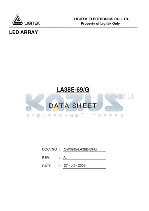 LA38B-69-G datasheet - LED ARRAY