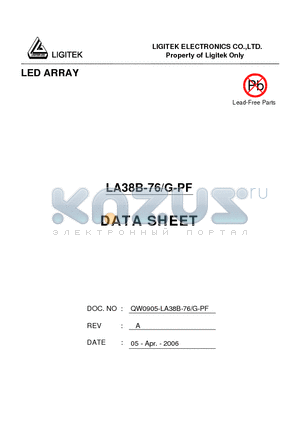 LA38B-76-G-PF datasheet - LED ARRAY
