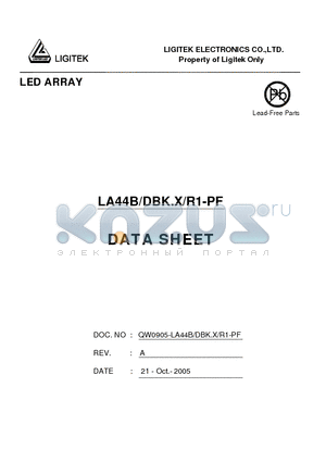 LA44B-DBK.X-R1-PF datasheet - LED ARRAY