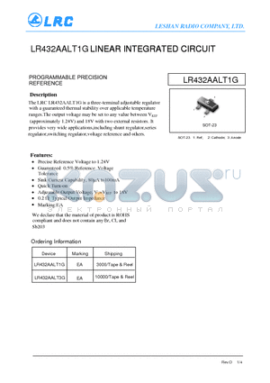 LR432AALT1G datasheet - LINEAR INTEGRATED CIRCUIT Quick Turn-on