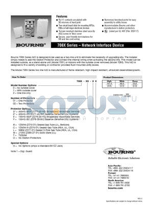 7080-01-CO datasheet - Network Interface Device