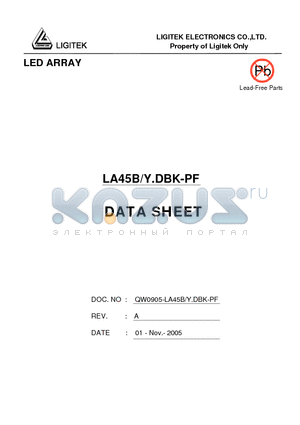 LA45B-Y.DBK-PF datasheet - LED ARRAY
