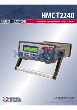 HMC-PC04 datasheet - SYNTHESIZED SIGNAL GENERATOR, 10 MHz to 40 GHz