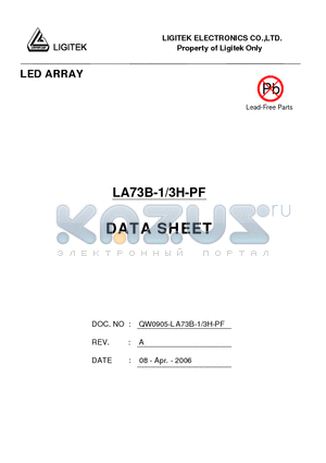 LA73B-1-3H-PF datasheet - LED ARRAY