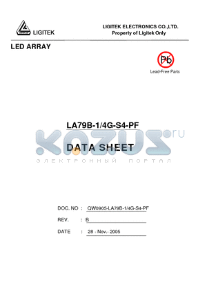 LA79B-1-4G-S4-PF datasheet - LED ARRAY
