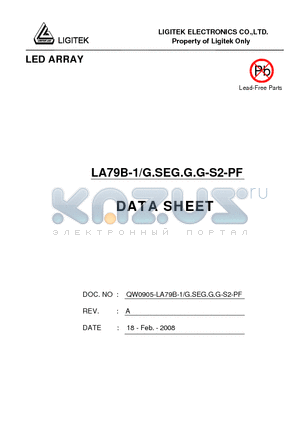 LA79B-1-G.SEG.G.G-S2-PF datasheet - LED ARRAY