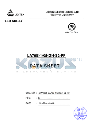LA79B-1-GHGH-S2-PF datasheet - LED ARRAY