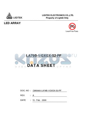 LA79B-1-GXGX-S2-PF datasheet - LED ARRAY