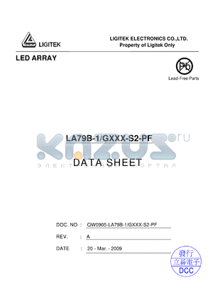 LA79B-1-GXXX-S2-PF datasheet - LED ARRAY