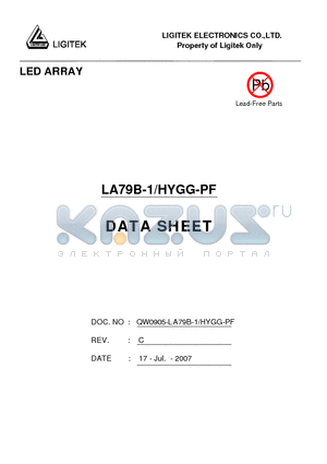 LA79B-1-HYGG-PF datasheet - LED ARRAY