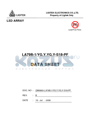 LA79B-1-YG.Y.YG.Y-S18-PF datasheet - LED ARRAY