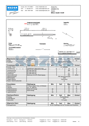 MK03-1A46B-1700W_DE datasheet - (deutsch) MK Reed Sensor
