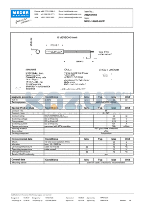 MK03-1A66B-800W_09 datasheet - MK Reed Sensor