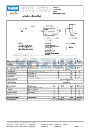 MK04-1A66A-600W_DE datasheet - (deutsch) MK Reed Sensor