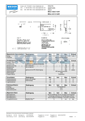 MK04-1A66C-700W_DE datasheet - (deutsch) MK Reed Snesor
