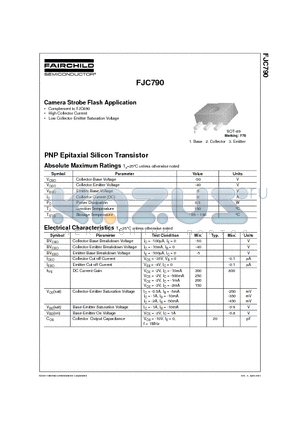 FJC790 datasheet - Camera Strobe Flash Application